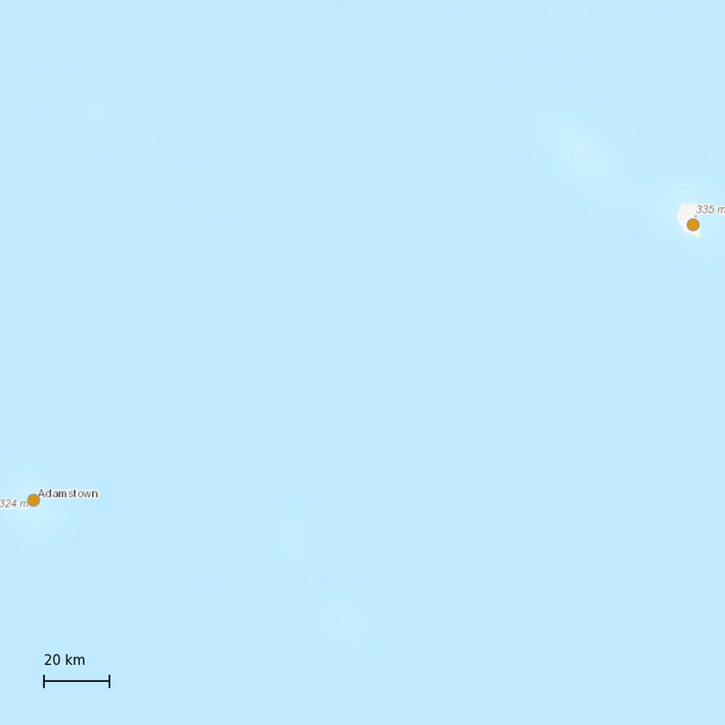 Small Os Maps IUCN Red List PDF HTML - Glochidion pitcairnense